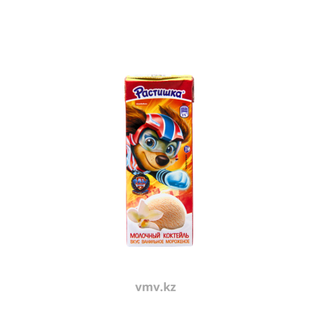Коктейль DANONE Растишка Со вкусом ванильного мороженого 210г п/у